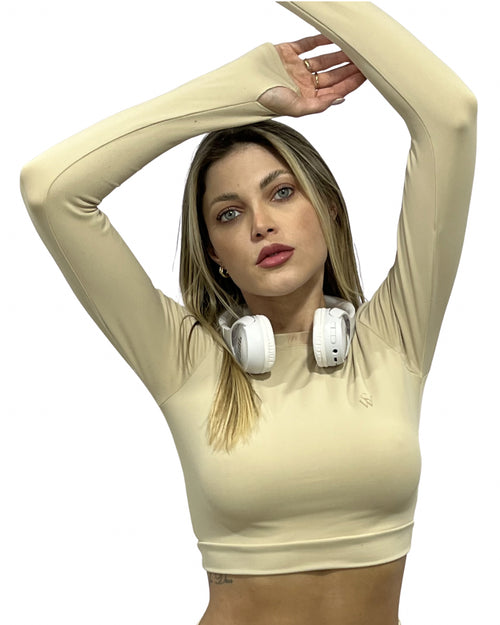 Cropped com dedal